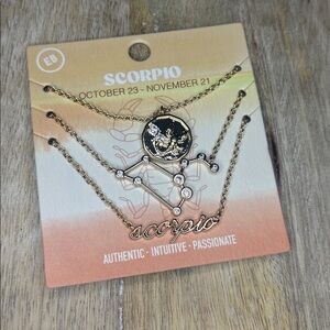 Scorpio ♏️ NWT GP Necklace Trio